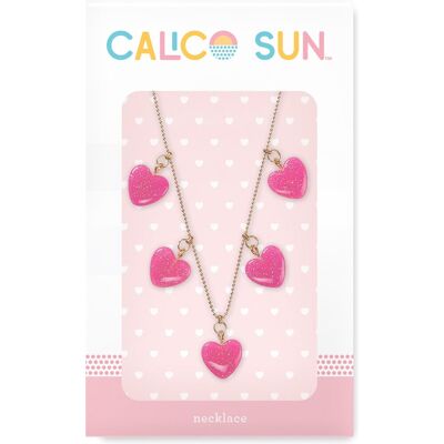 Calico Sun - sophia halsketting - hart Calico Sun - sophia halsketting - hart