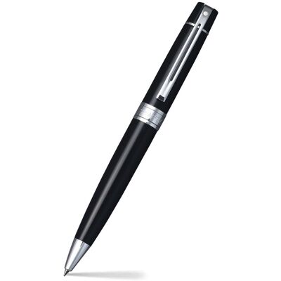 Sheaffer balpen 300 e9312 - glossy black chrome plated Sheaffer balpen 300 e9312 - glossy black chrome plated
