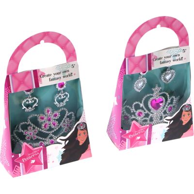 Dress Like A Princess Princess tiara met oorbellen assorti Dress Like A Princess Princess tiara met oorbellen assorti