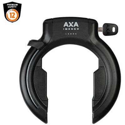 AXA Ringslot imenso large retractable - zwart Zwart AXA Ringslot imenso large retractable - zwart Zwart