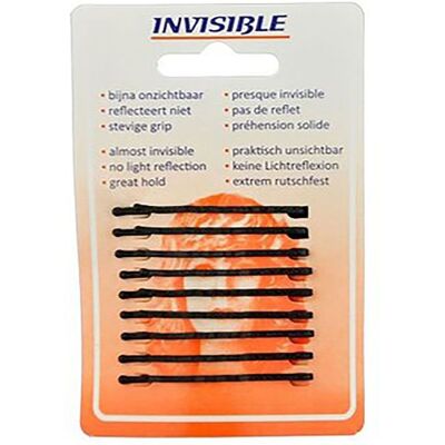 Invisible schuifjes newey kaartje zwart kort Invisible schuifjes newey kaartje zwart kort