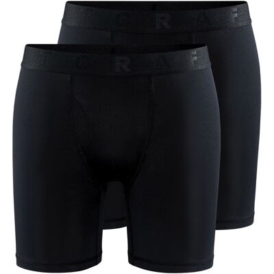 Craft active boxer 6-inch 2-pack heren sportonderbroek - zwart Craft active boxer 6-inch 2-pack heren sportonderbroek - zwart