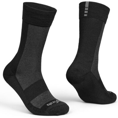 GripGrab - alpine merino high cut winter fietssokken extra hoog - zwart - unisex - maat s GripGrab - alpine merino high cut winter fietssokken extra hoog - zwart - unisex - maat s