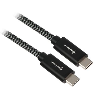 Sharkoon USB C - USB C 1m - USB 3.1 Kabel Sharkoon USB C - USB C 1m - USB 3.1 Kabel