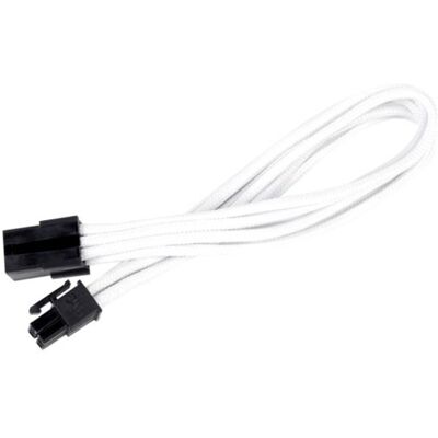 Silverstone 6-polig pcie verlengkabel (wit, 25 centimeter, pp07-ide6w, lite retail) Silverstone 6-polig pcie verlengkabel (wit, 25 centimeter, pp07-ide6w, lite retail)