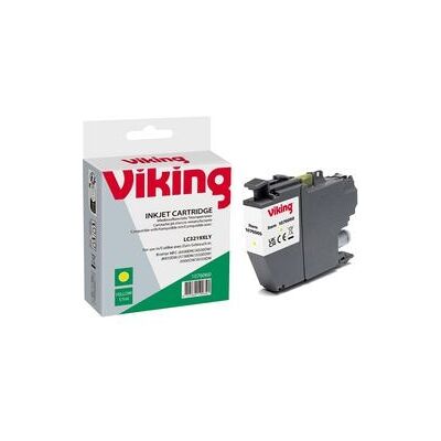 Inktcartridge Viking Compatibel Brother LC3219XLY geel Inktcartridge Viking Compatibel Brother LC3219XLY geel