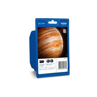 Inktcartridge Brother LC-1240BKBP2 zwart Inktcartridge Brother LC-1240BKBP2 zwart