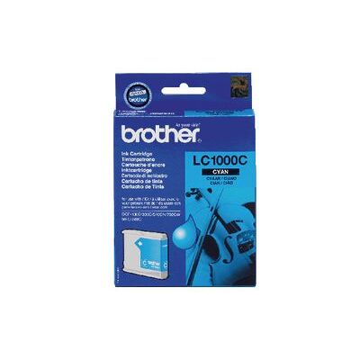 Inktcartridge Brother LC1000C cyaan Inktcartridge Brother LC1000C cyaan