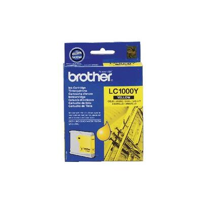 Inktcartridge Brother LC1000Y geel Inktcartridge Brother LC1000Y geel