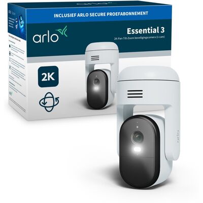 Arlo essential3 2k ptz beveiliginsgcamera voor buiten - 1 ip-camera Arlo essential3 2k ptz beveiliginsgcamera voor buiten - 1 ip-camera