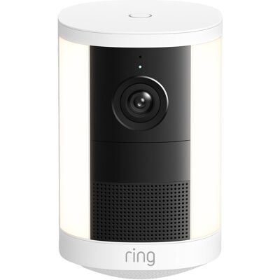 Ring spotlight camera 2k - op batterij - wit Ring spotlight camera 2k - op batterij - wit