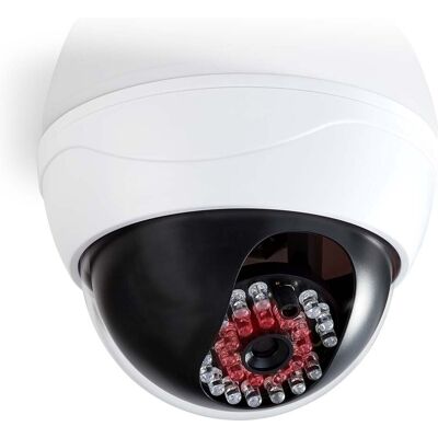 Nedis dummy beveiligingscamera - dome - batterij gevoed - binnen - wit Nedis dummy beveiligingscamera - dome - batterij gevoed - binnen - wit