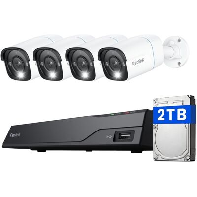 Reolink NVS8-8MB4 4K UltraHD PoE beveiligingssysteem Reolink NVS8-8MB4 4K UltraHD PoE beveiligingssysteem