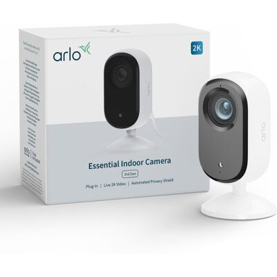 Arlo essential3 2k beveiligingscamera voor binnen - 1 ip-camera Arlo essential3 2k beveiligingscamera voor binnen - 1 ip-camera