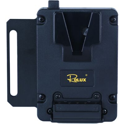 Rolux Mini V-Mount Battery Plate RL-AC12S - Acculader Rolux Mini V-Mount Battery Plate RL-AC12S - Acculader