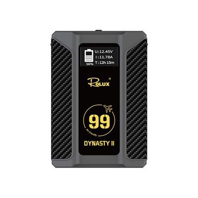 Rolux v-mount accu dynasty ii 99wh 14,8v 6900mah Rolux v-mount accu dynasty ii 99wh 14,8v 6900mah