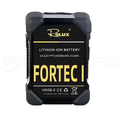 Rolux v-mount accu fortec i 211wh 14,4v 14550mah Rolux v-mount accu fortec i 211wh 14,4v 14550mah