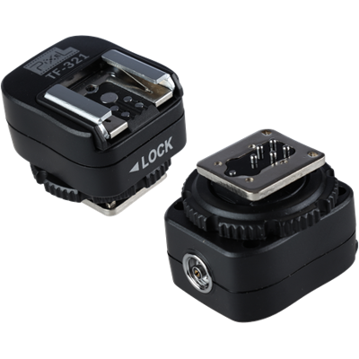 Pixel e-ttl hotshoe adapter tf-321 voor canon Pixel e-ttl hotshoe adapter tf-321 voor canon