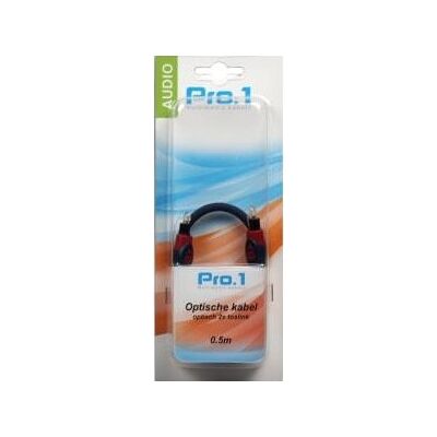 Enzo pro-1 optisch 2x toslink 0.5 meter 9259500 Enzo pro-1 optisch 2x toslink 0.5 meter 9259500