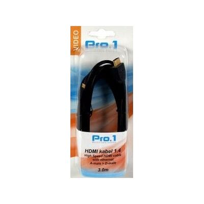 Enzo pro-1 hdmi kabel a naar d micro 3 meter 1.4 - 9285020 Enzo pro-1 hdmi kabel a naar d micro 3 meter 1.4 - 9285020