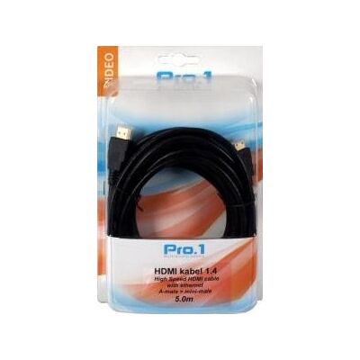 Enzo pro-1 hdmi kabel male naar mini hdmi 5 meter - 9285044 Enzo pro-1 hdmi kabel male naar mini hdmi 5 meter - 9285044