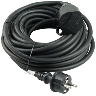 Enzo verlengsnoer rubber 3x1,5qmm 10m - 1167070 Enzo verlengsnoer rubber 3x1,5qmm 10m - 1167070