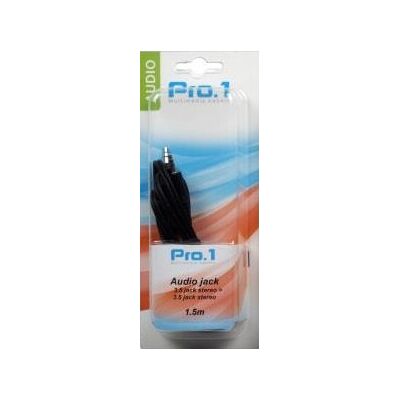 Enzo pro-1 audio jack 3,5 -> jack 3,5 stereo 1,5 meter 9209100 Enzo pro-1 audio jack 3,5 -> jack 3,5 stereo 1,5 meter 9209100