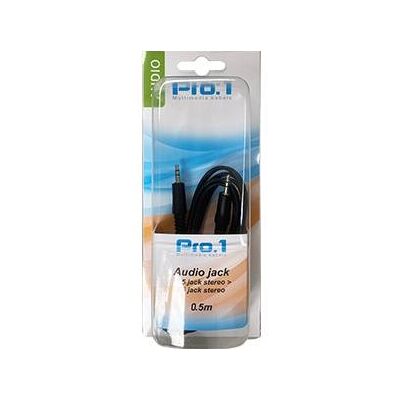 Enzo pro-1 audio jack 3,5 -> jack 3,5 stereo 0,5 meter - 9209000 Enzo pro-1 audio jack 3,5 -> jack 3,5 stereo 0,5 meter - 9209000