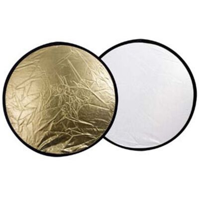 Falcon Eyes Reflector CFR-22GS Goud/Zilver - 56cm Opvouwbare reflector Falcon Eyes Reflector CFR-22GS Goud/Zilver - 56cm Opvouwbare reflector