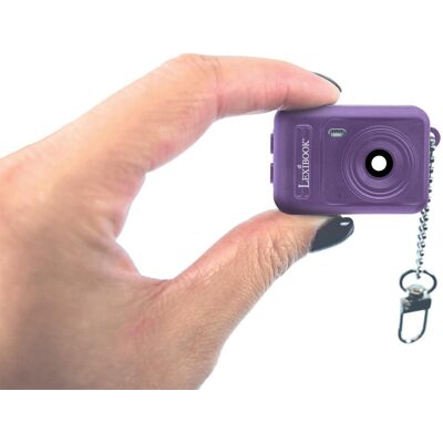 Lexibook Sleutelhanger miniatuur digitale camera lichtroze met ingebouwd flashgeheugen Paars Lexibook Sleutelhanger miniatuur digitale camera lichtroze met ingebouwd flashgeheugen Paars