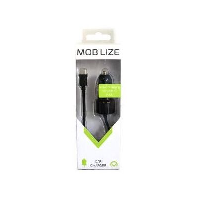 Enzo mobilize usb autolader 4200ma zwart + usb-c kabel 9540130 Enzo mobilize usb autolader 4200ma zwart + usb-c kabel 9540130