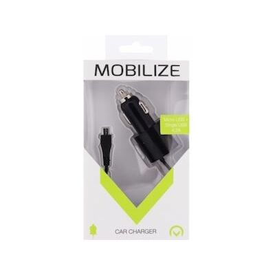 Mobilize Auto Oplader Micro USB - 24W - Zwart Mobilize Auto Oplader Micro USB - 24W - Zwart