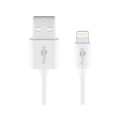 Enzo Goobay usb-lightning laadkabel 1m wit - 9550380 Enzo Goobay usb-lightning laadkabel 1m wit - 9550380