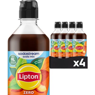 SodaStream lipton ice tea peach zero siroop 4 x 440ml SodaStream lipton ice tea peach zero siroop 4 x 440ml