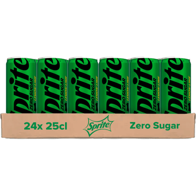 Sprite zero sugar blik (24x25cl) Sprite zero sugar blik (24x25cl)
