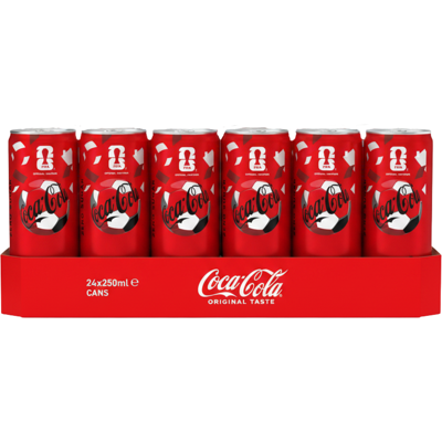 Coca-Cola Coca cola zero blik (24x250 ml) Coca-Cola Coca cola zero blik (24x250 ml)