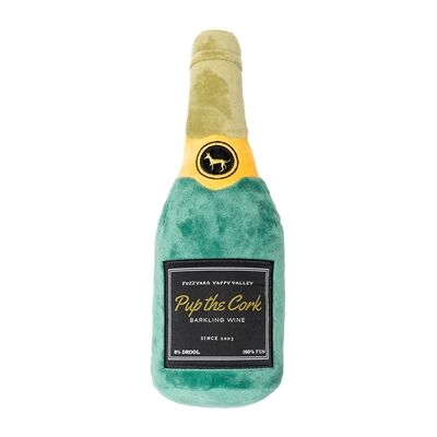 Fuzzyard pup the cork sparkling wine pluche Fuzzyard pup the cork sparkling wine pluche