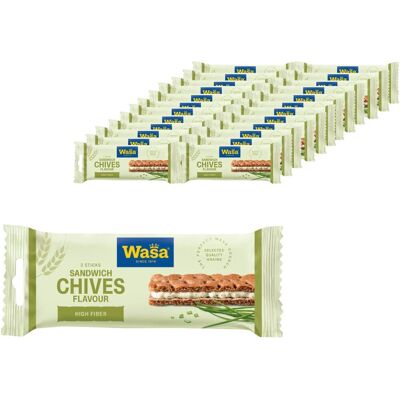 Wasa sandwich cheese & chives - 24-pack 37g Wasa sandwich cheese & chives - 24-pack 37g