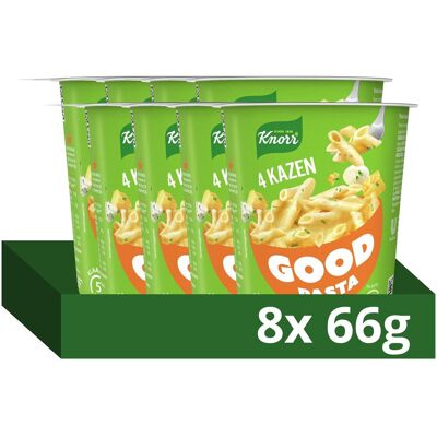 Knorr good pasta - 4 kazen - klaar in 5 minuten - 8 x 66 g Knorr good pasta - 4 kazen - klaar in 5 minuten - 8 x 66 g