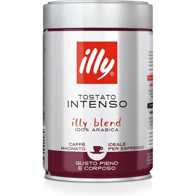Illy - gemalen koffie - intenso - 6 x 250 gram Illy - gemalen koffie - intenso - 6 x 250 gram