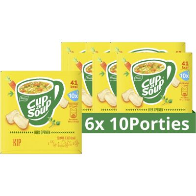 Knorr cup a soup - kip - zonder smaakversterkers, kleurstoffen en conserveermiddelen - 60 porties Knorr cup a soup - kip - zonder smaakversterkers, kleurstoffen en conserveermiddelen - 60 porties