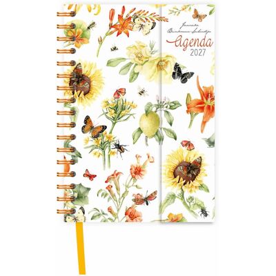 Comello Janneke brinkman luxe spiraalagenda gele bloemen 2027 Comello Janneke brinkman luxe spiraalagenda gele bloemen 2027