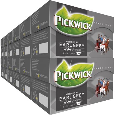 Pickwick earl grey zwarte thee - 12 x 20 theezakjes Pickwick earl grey zwarte thee - 12 x 20 theezakjes