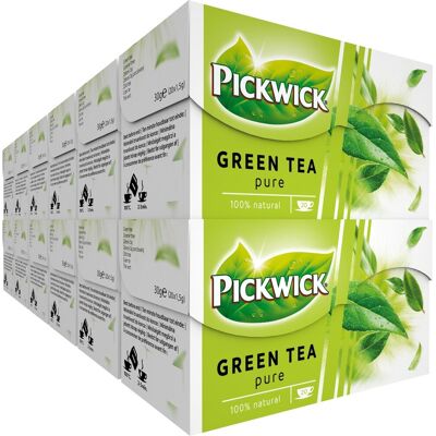 Pickwick pure groene thee - 12 x 20 theezakjes Pickwick pure groene thee - 12 x 20 theezakjes