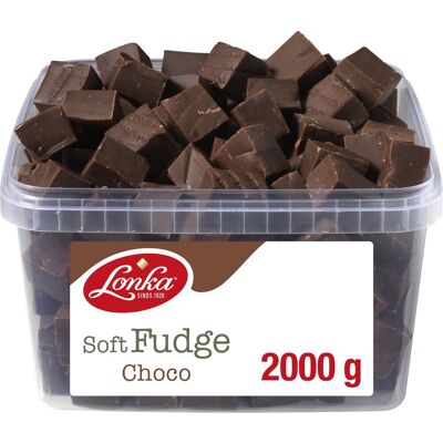 Lonka fudge chocolade - 1 x 2 kilo Lonka fudge chocolade - 1 x 2 kilo
