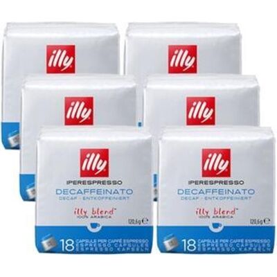 Illy - Iperespresso Original - Decafeïne - Koffiekapsels Illy - Iperespresso Original - Decafeïne - Koffiekapsels