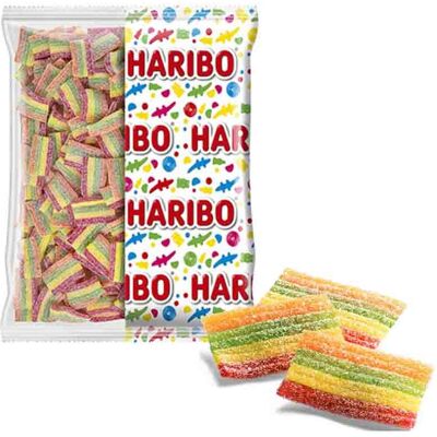 Haribo miami f!zz - zuur snoep in fruitsmaken - 1kg zak Haribo miami f!zz - zuur snoep in fruitsmaken - 1kg zak
