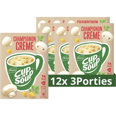 Knorr cup a soup - champignon crème - zonder smaakversterkers, kleurstoffen en conserveermiddelen - 36 porties Knorr cup a soup - champignon crème - zonder smaakversterkers, kleurstoffen en conserveermiddelen - 36 porties