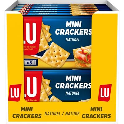 LU mini crackers naturel - doos 12 x 250g - 8 pakjes - crackers voor bij de borrel - toast - minicrackers - ontbijt LU mini crackers naturel - doos 12 x 250g - 8 pakjes - crackers voor bij de borrel - toast - minicrackers - ontbijt