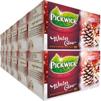 Pickwick spices winterglow zwarte thee - 12 x 20 theezakjes Pickwick spices winterglow zwarte thee - 12 x 20 theezakjes